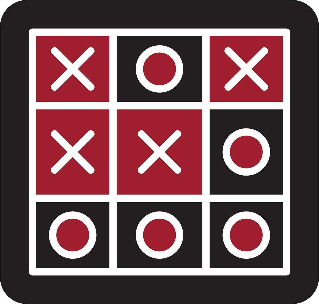 Tic Tac Toe Vector Icon
