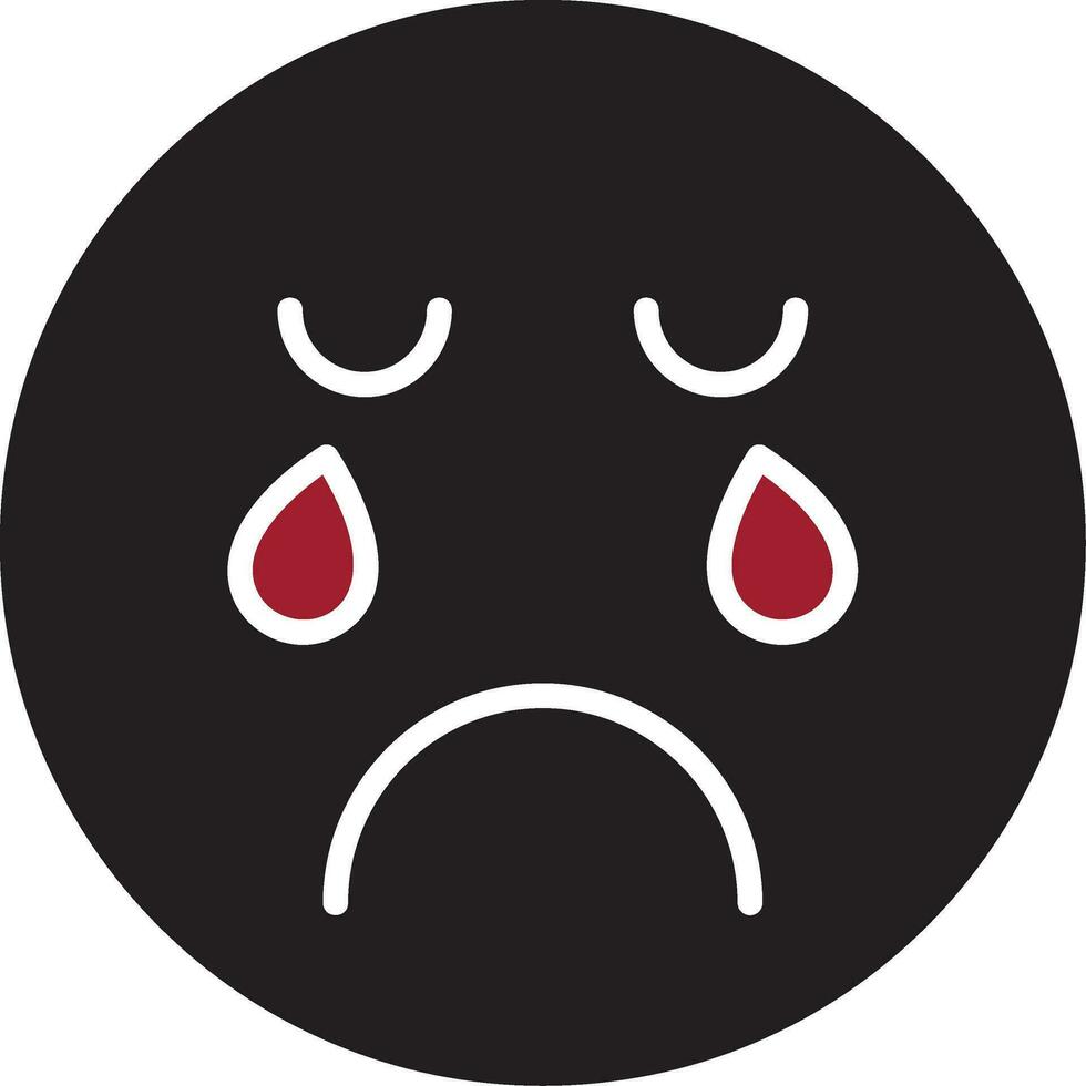 Crying Vector Icon