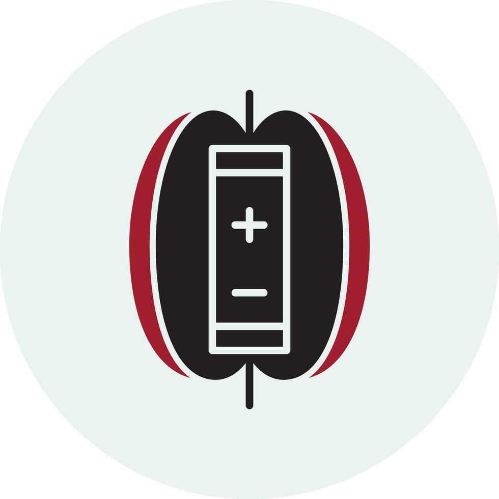 Magnetic Field Vector Icon