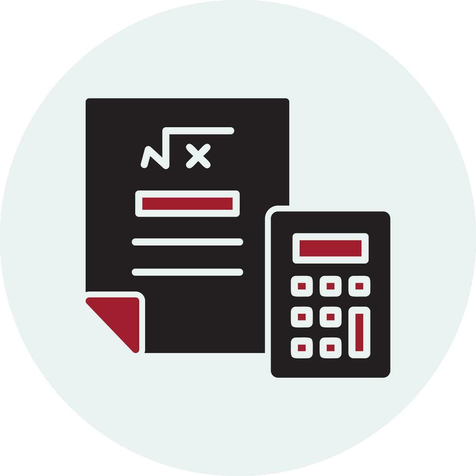 Mathematics Vector Icon