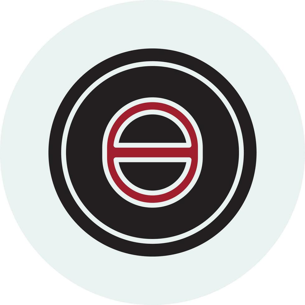 Theta Vector Icon