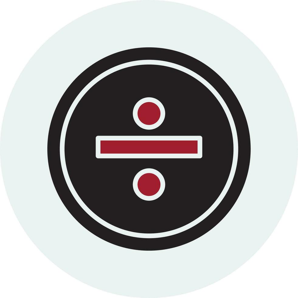 Division Vector Icon