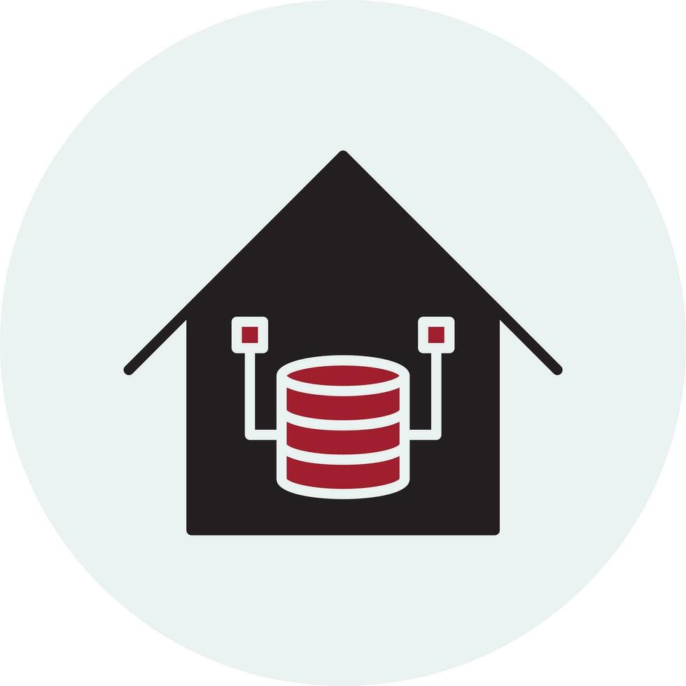 Data Warehouse Vector Icon