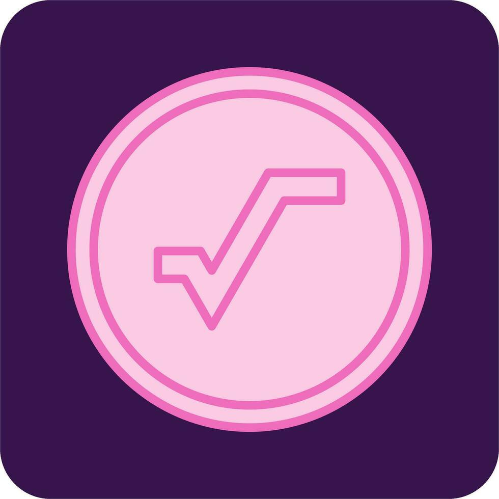 Square Root Vector Icon