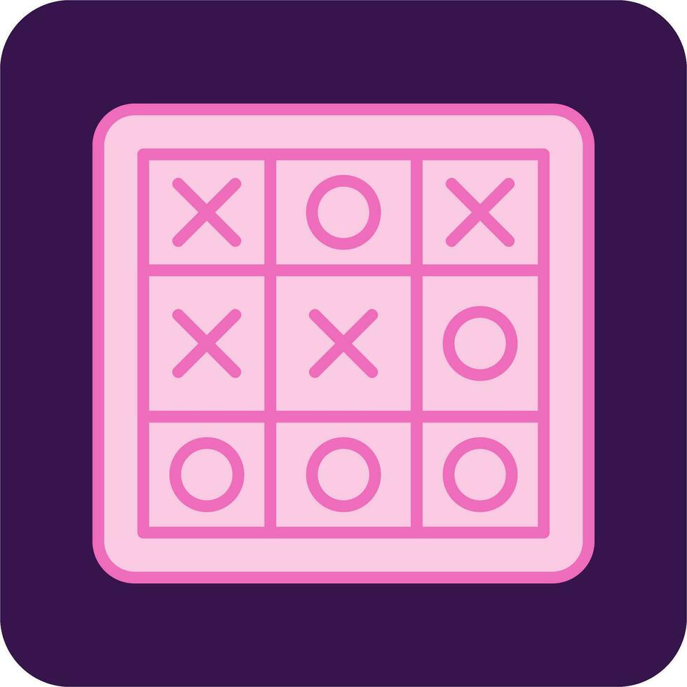 Tic Tac Toe Vector Icon