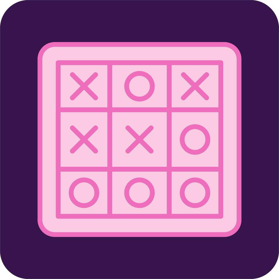 Tic Tac Toe Vector Icon