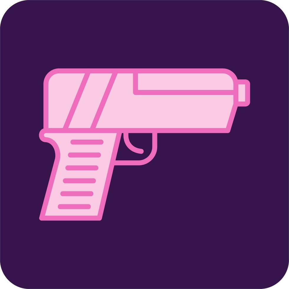 icono de vector de pistola