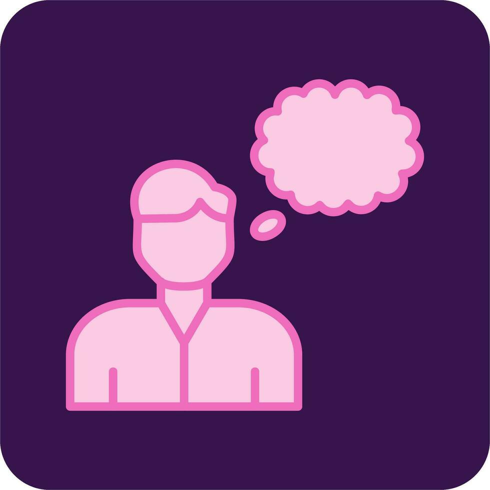 Daydreaming Vector Icon