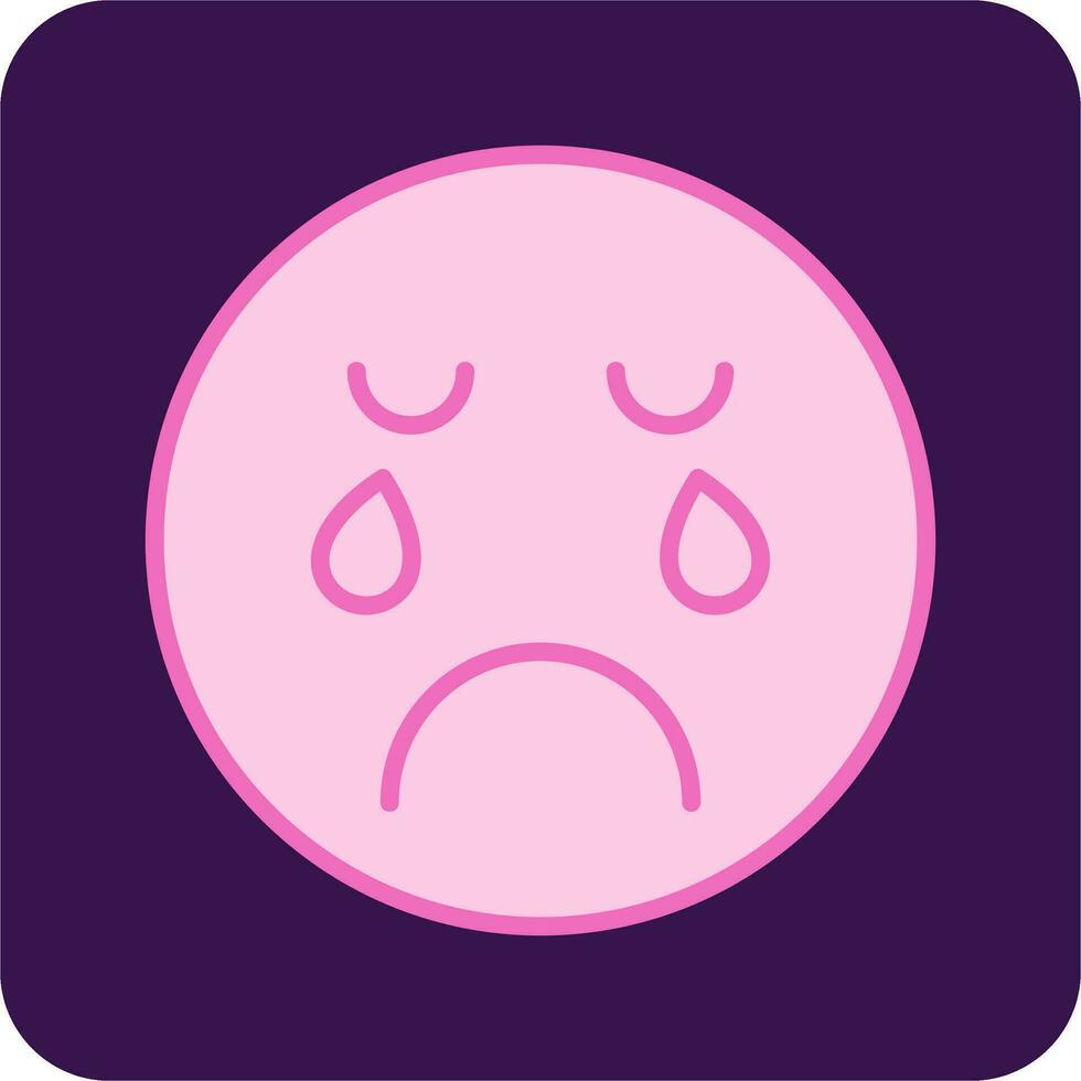 Crying Vector Icon
