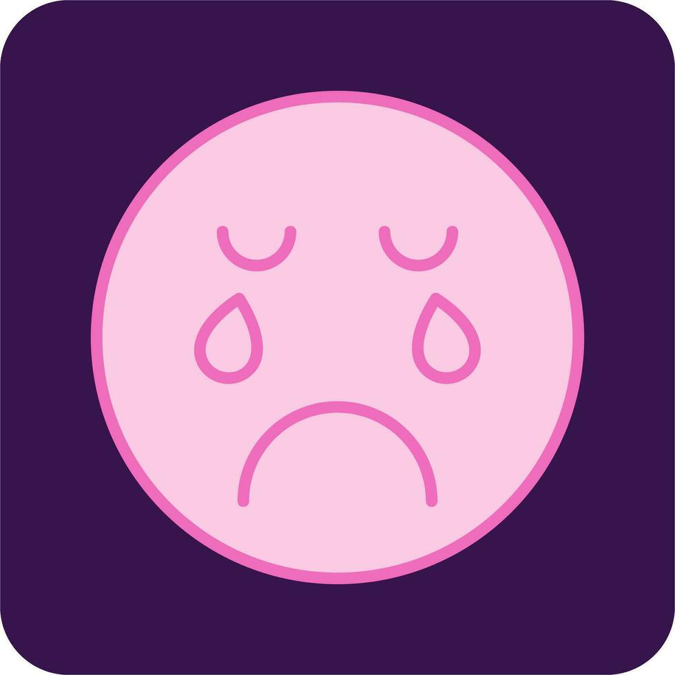 Crying Vector Icon