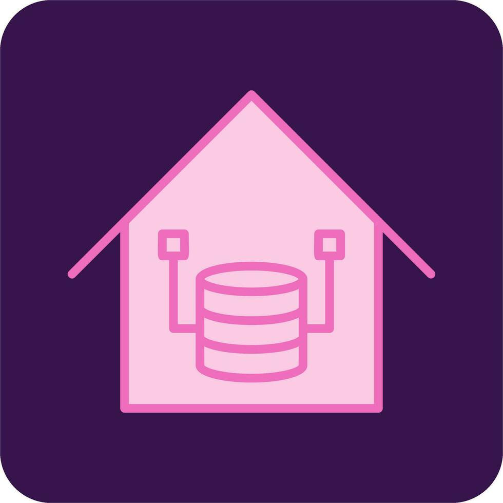 Data Warehouse Vector Icon