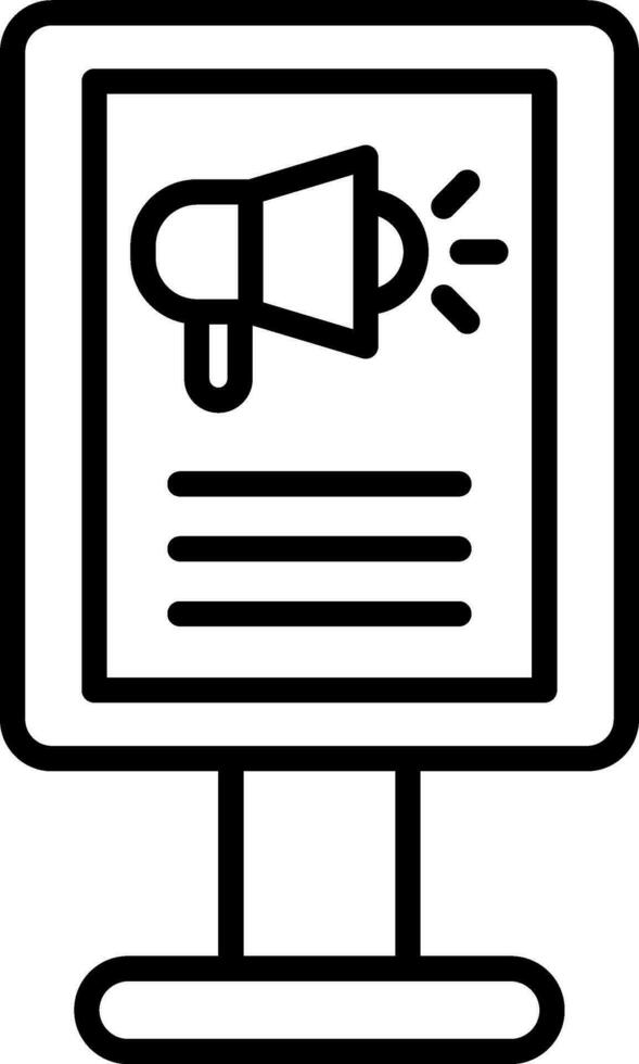 Poster Vector Icon