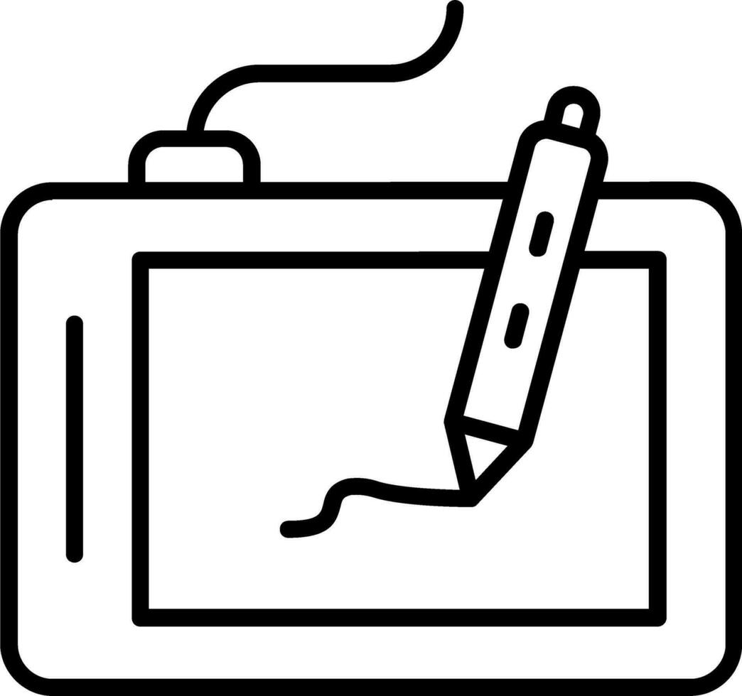 Drawing Tablet Vector Icon