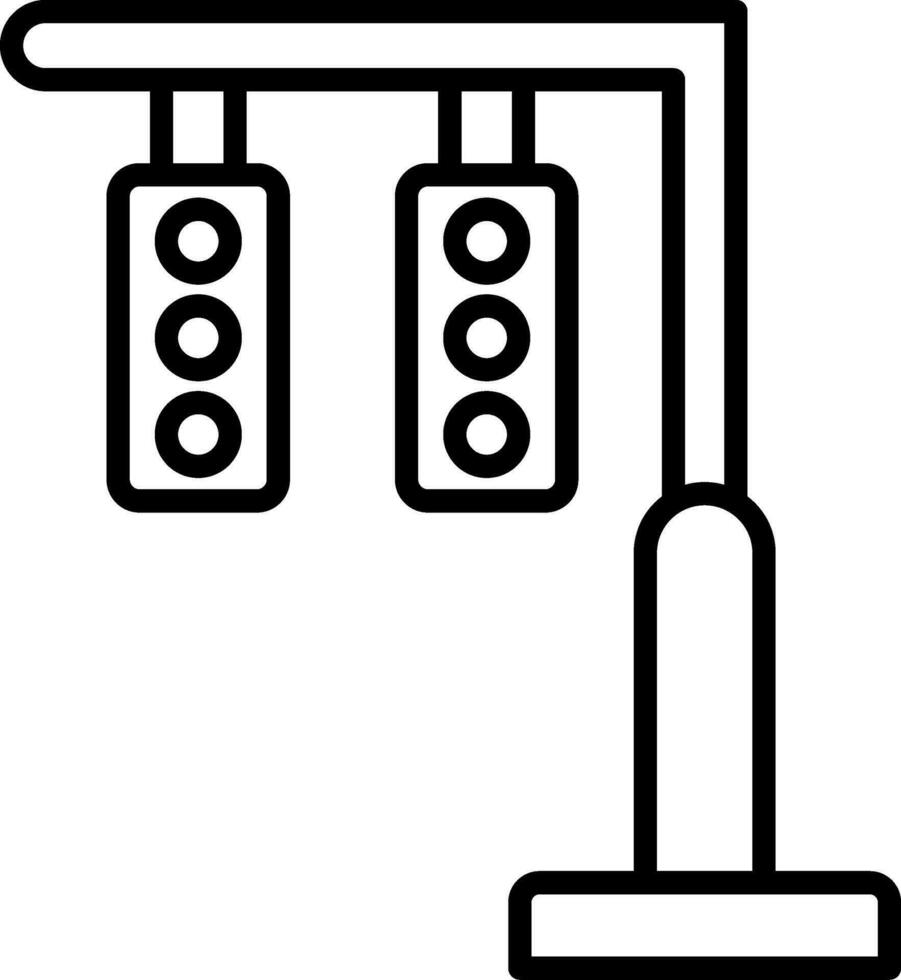 Traffic Lights Vector Icon