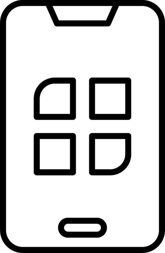Mobile App Vector Icon
