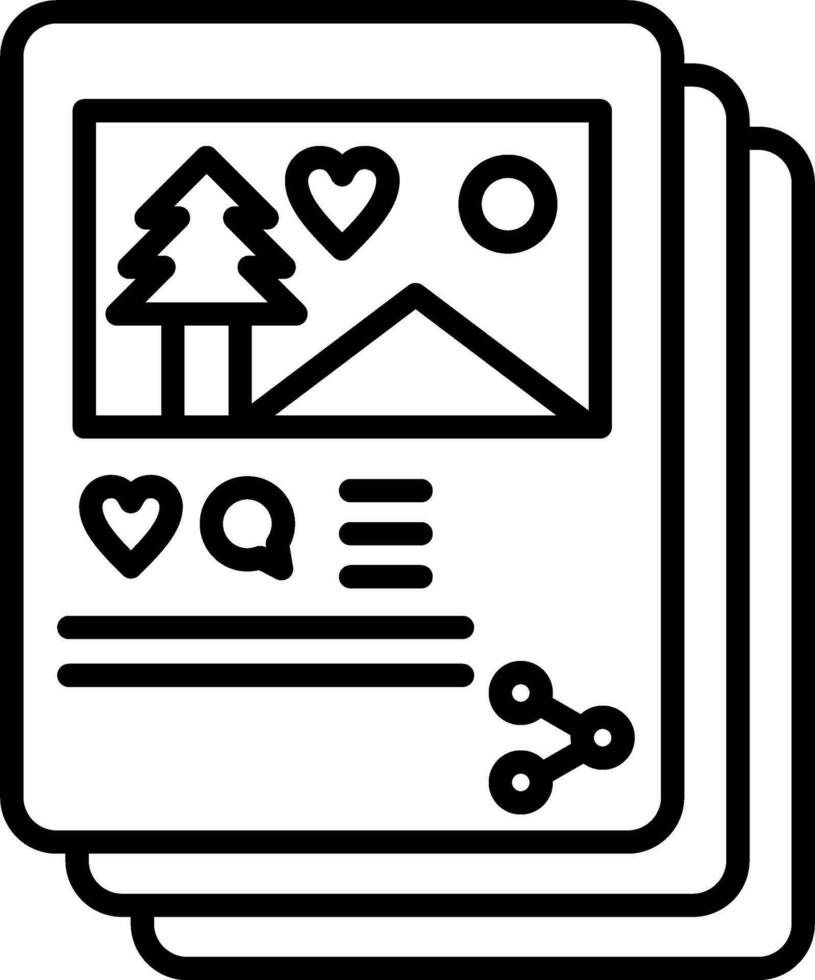 Social Media Vector Icon
