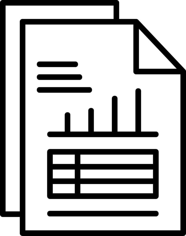 Data Report Vector Icon