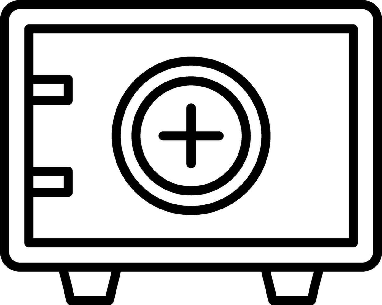 Safe Box Vector Icon