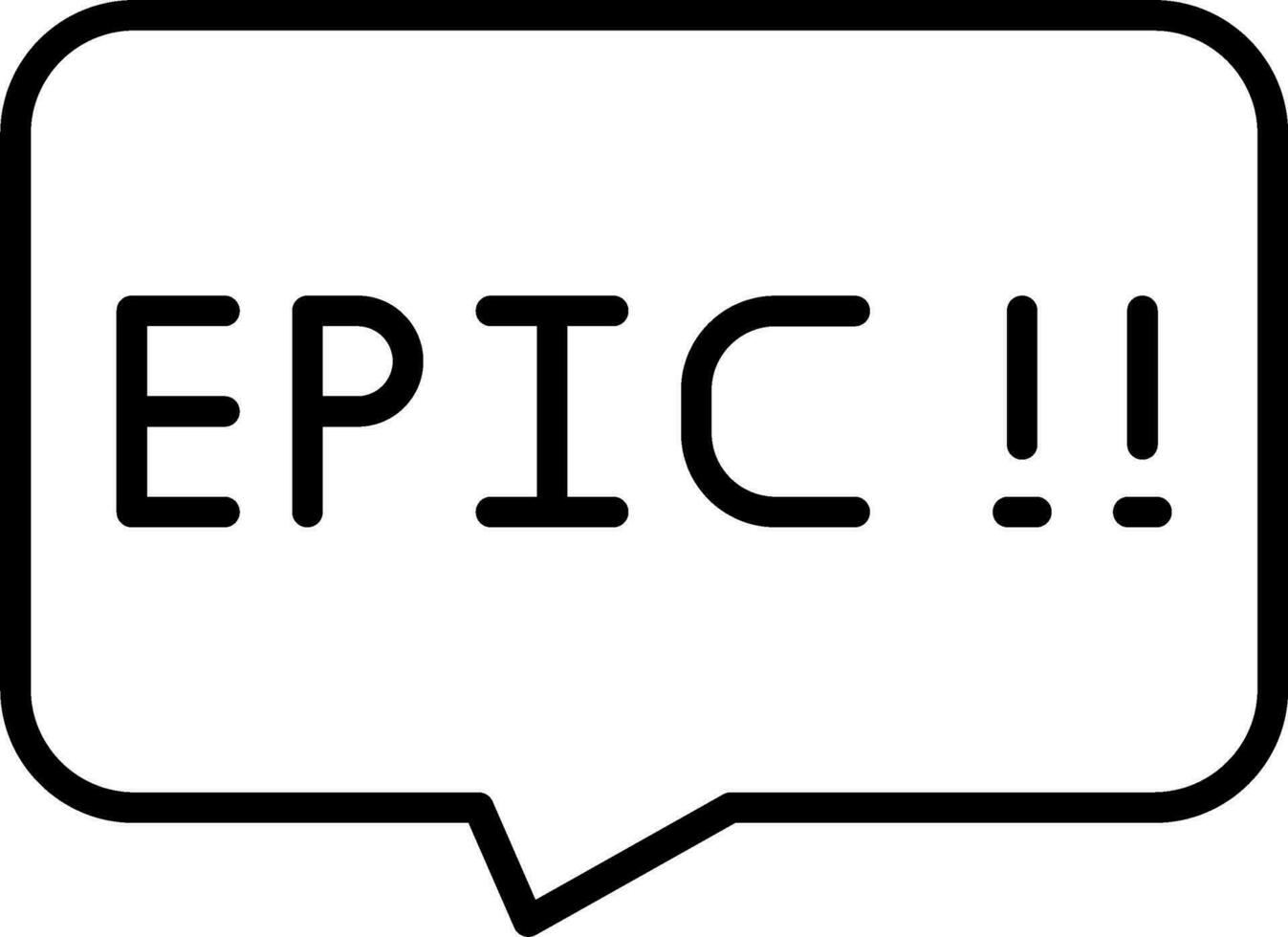Epic Vector Icon