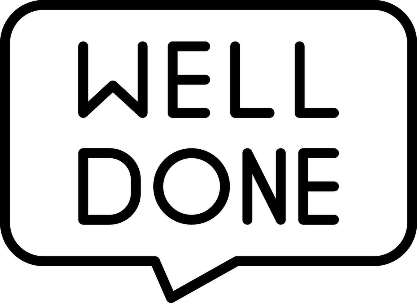 Well Done Vector Icon