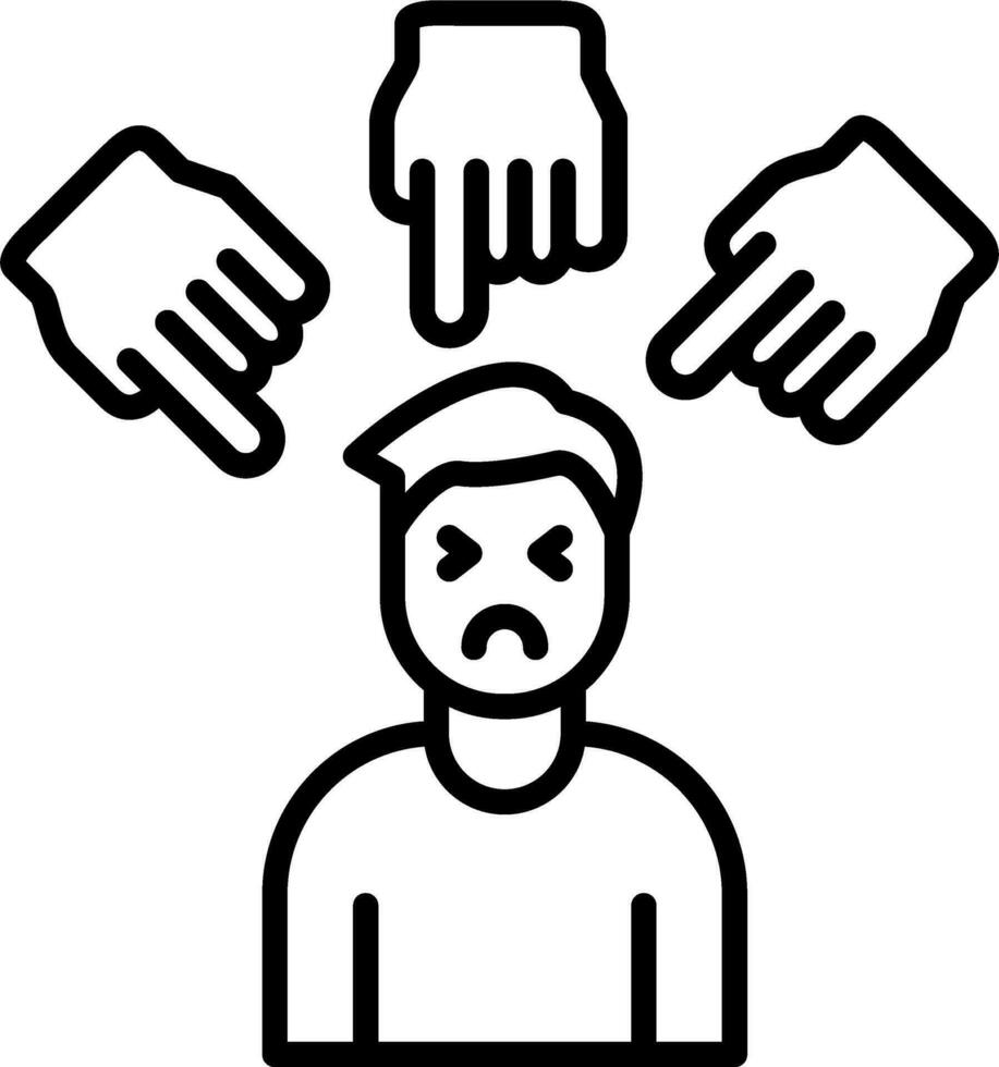 Bullying Vector Icon