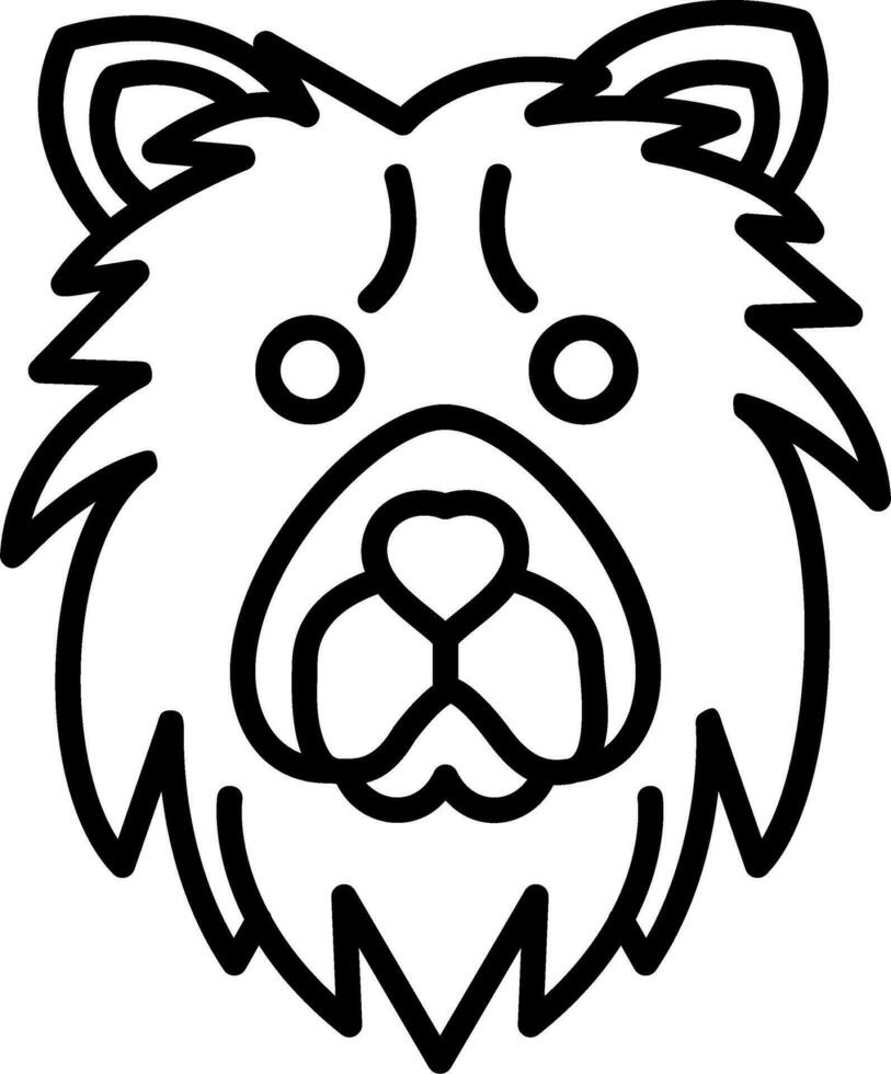 Chow Chow Vector Icon