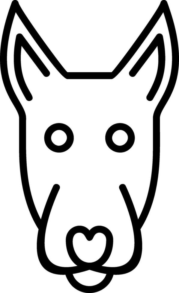 Bull Terrier Vector Icon