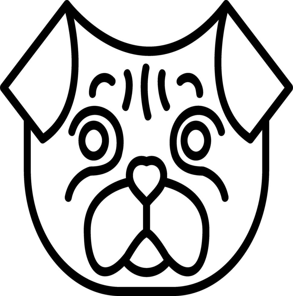 Pug Vector Icon