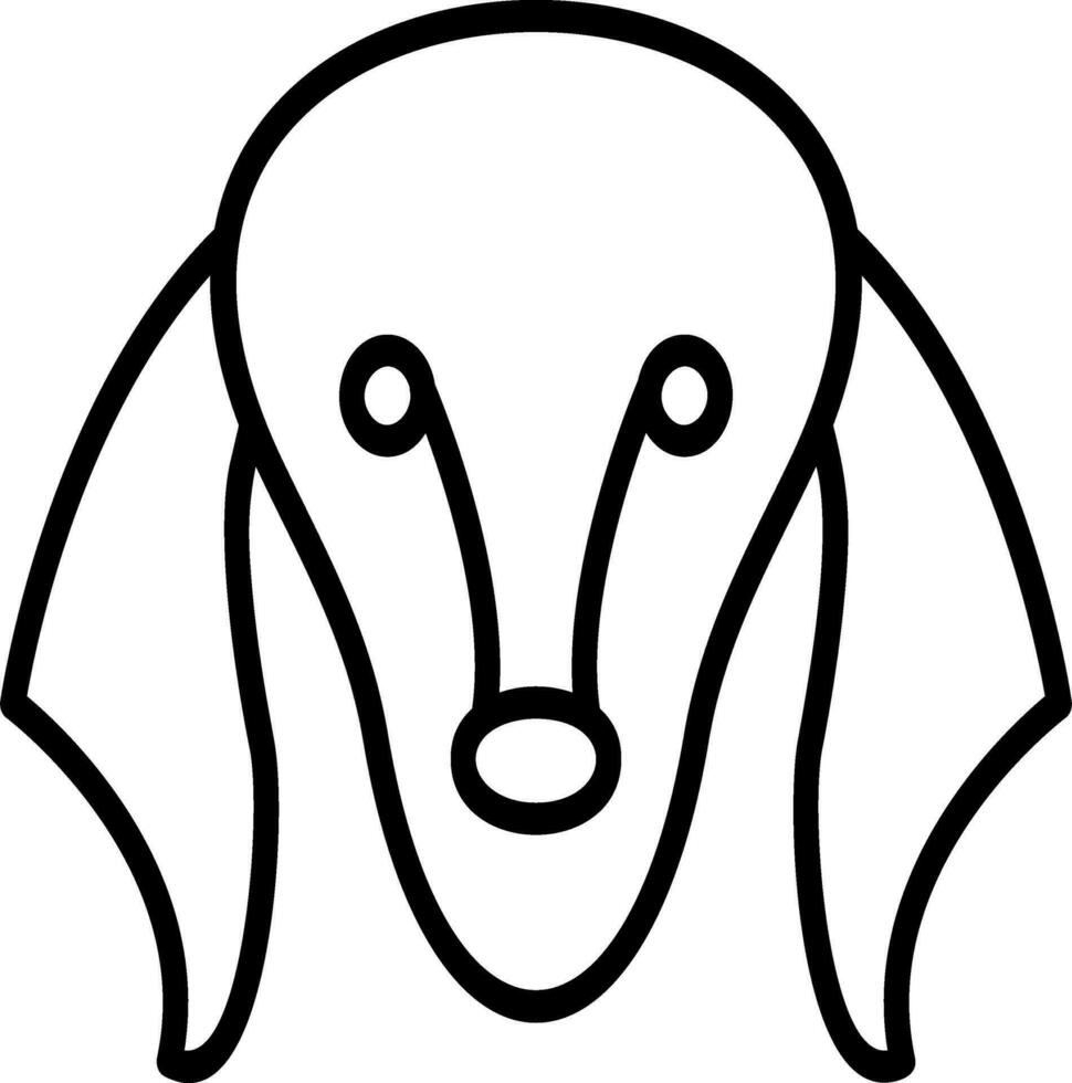 Saluki Vector Icon