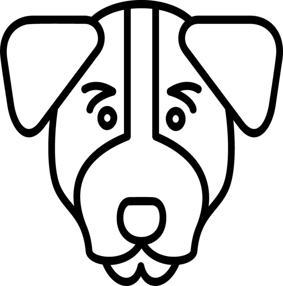 Jack Russell Terrier Vector Icon