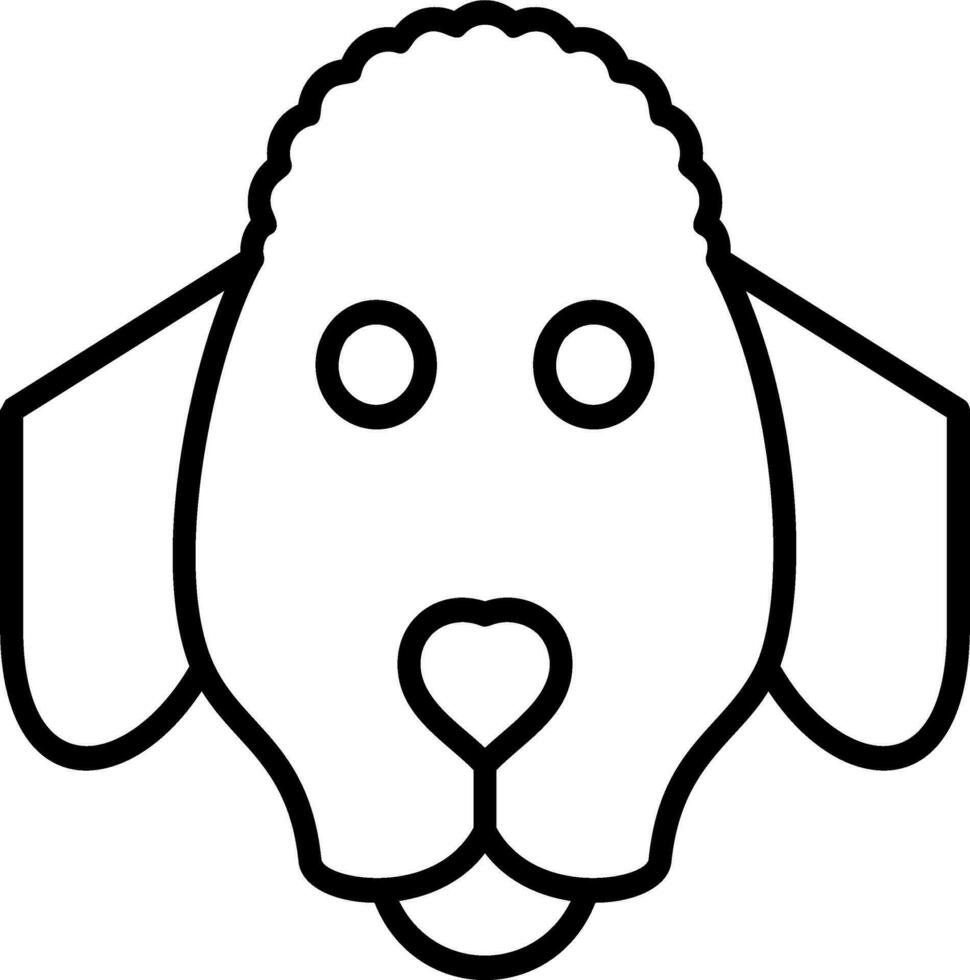 Poodle Vector Icon