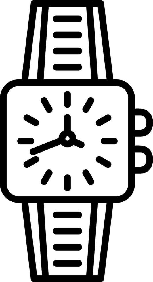 reloj, vector, icono vector