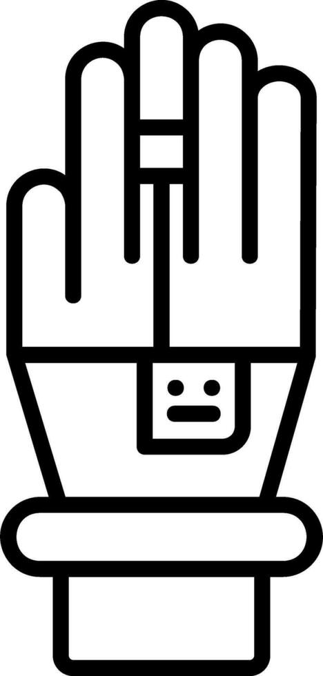 icono de vector de gesto de mano