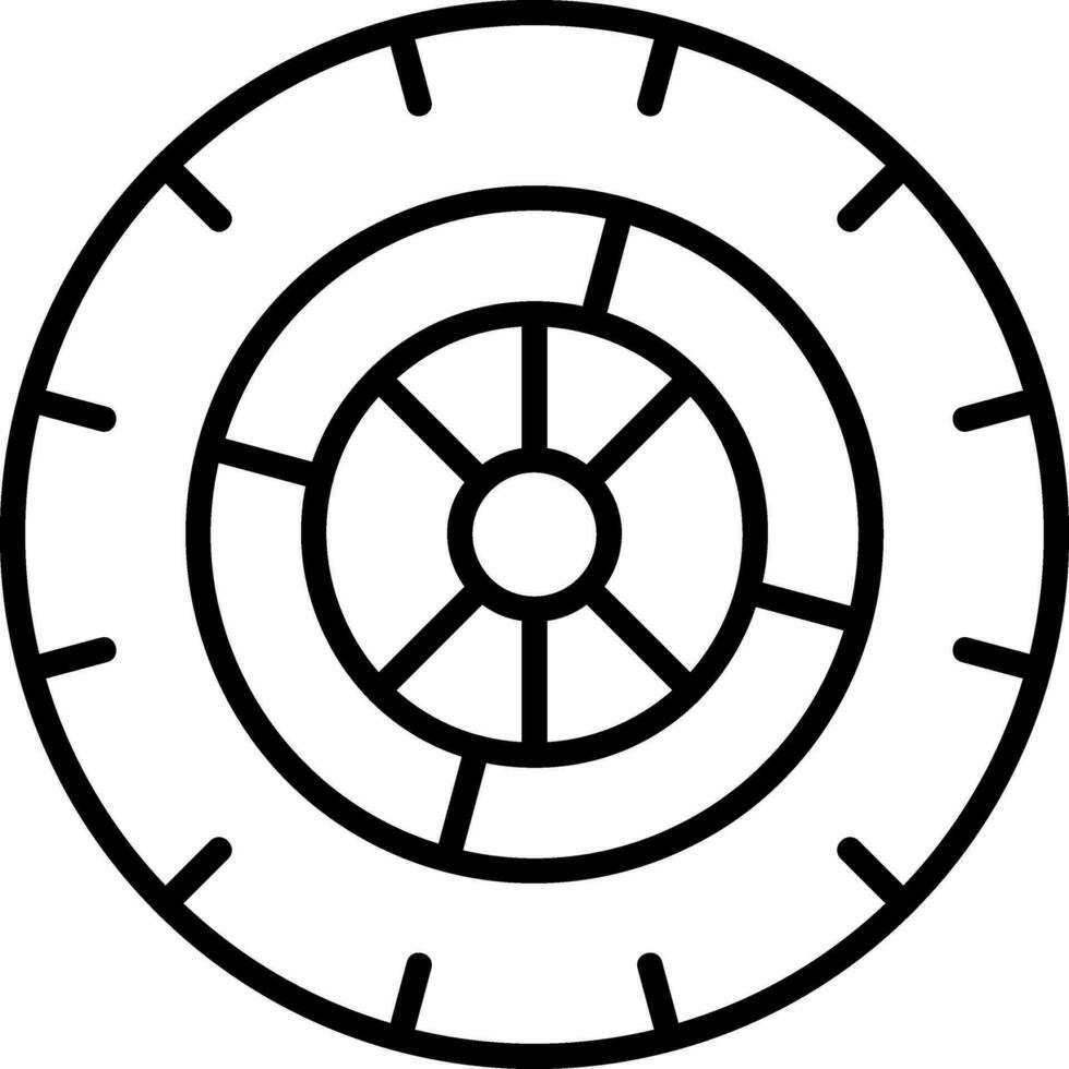 Wheel Vector Icon