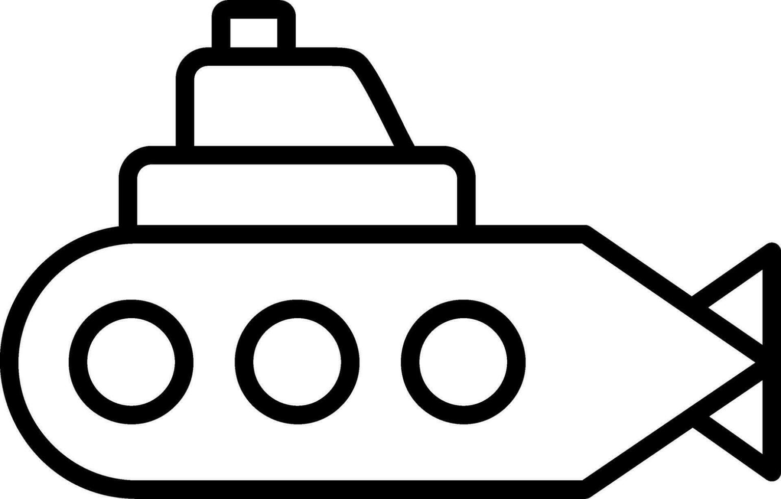Submarine Vector Icon