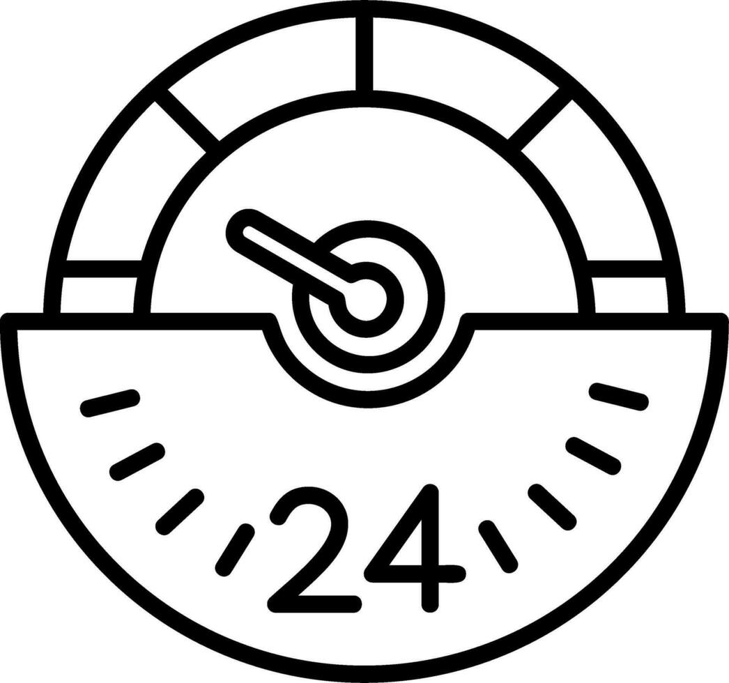 Speedometer Vector Icon