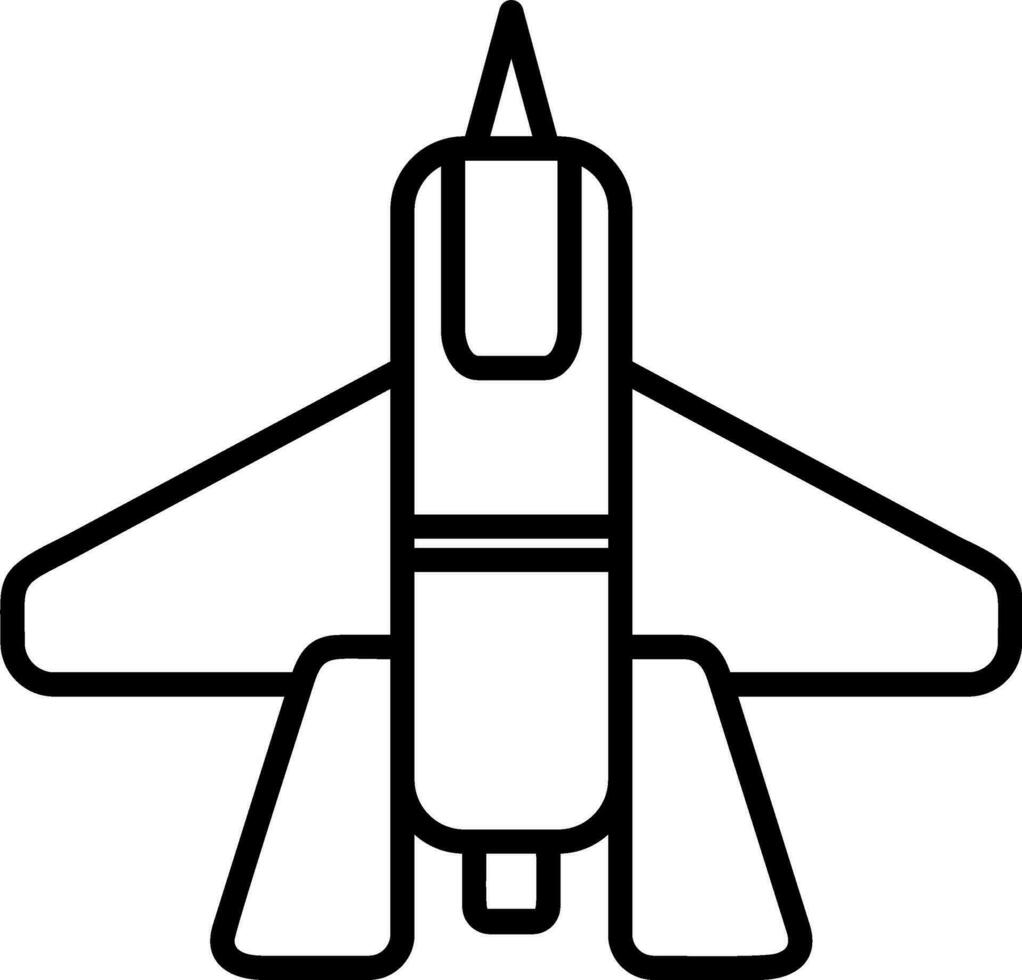 icono de vector de avión