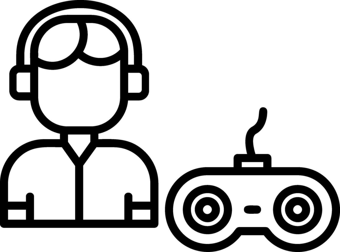 Gamer Vector Icon