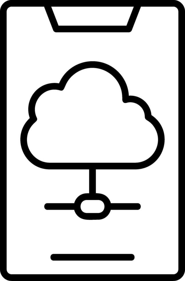 Cloud Data Vector Icon