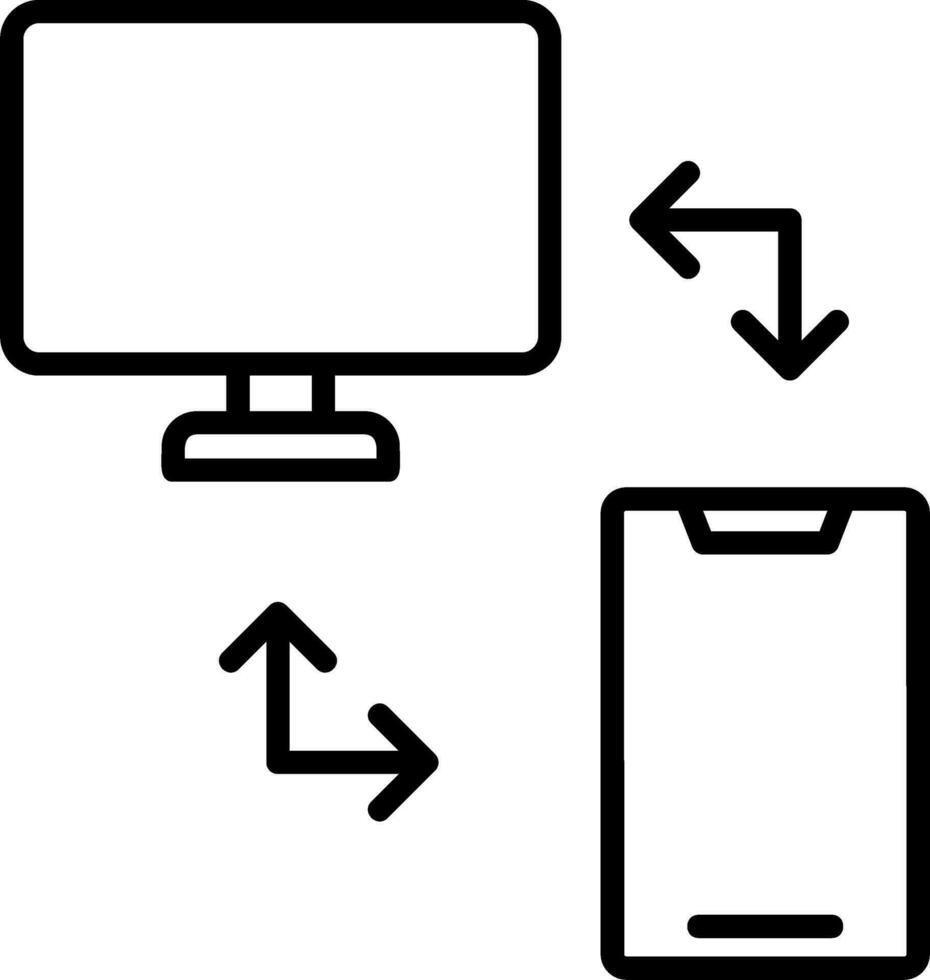 File Transfer Vector Icon
