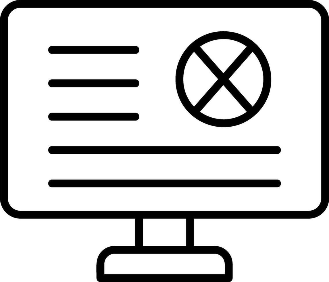 Error Vector Icon
