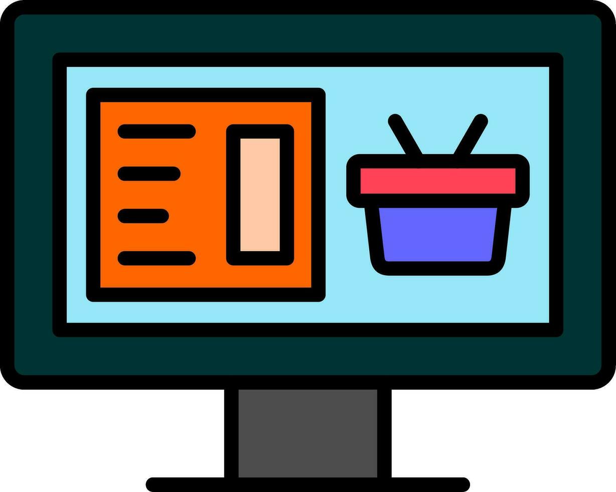 Landing Page Vector Icon