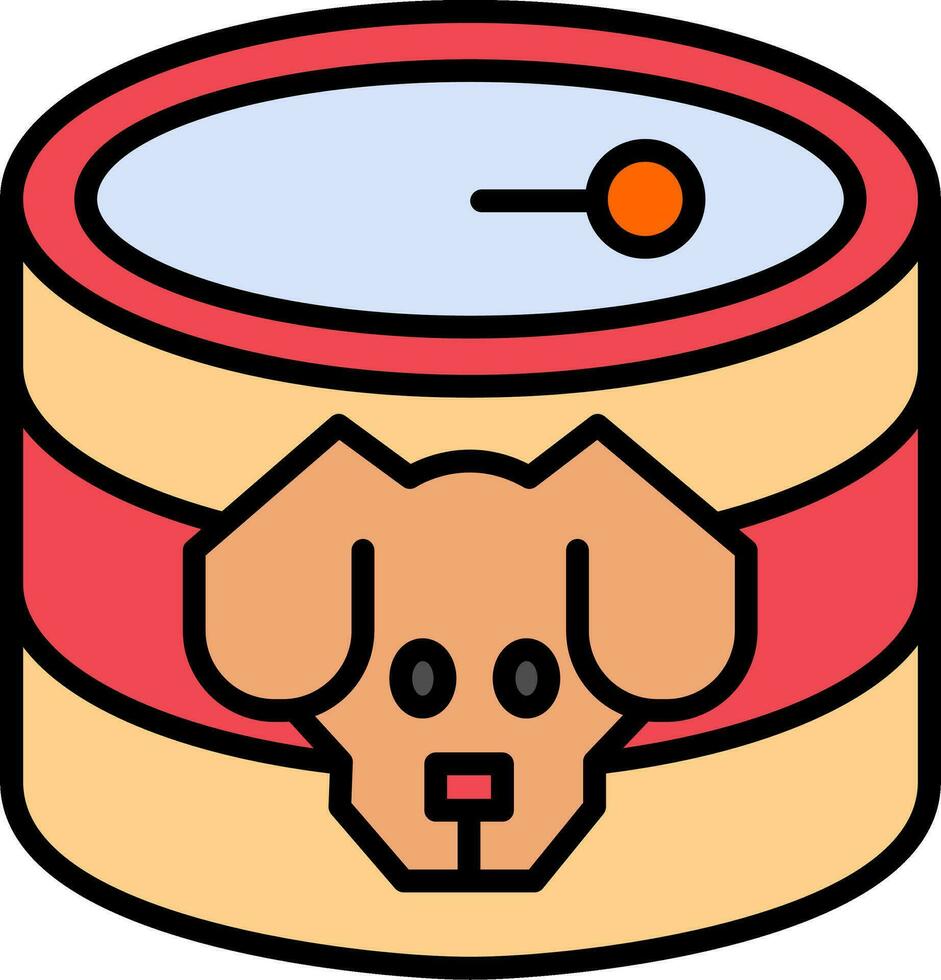 Canned Vector Icon