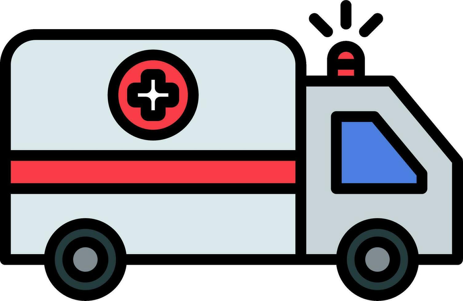 Ambulance Vector Icon