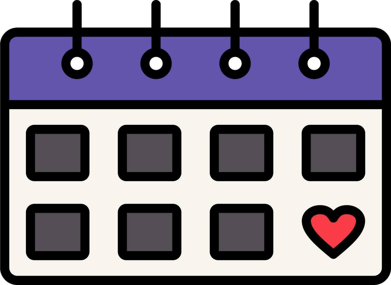 Calendar Vector Icon