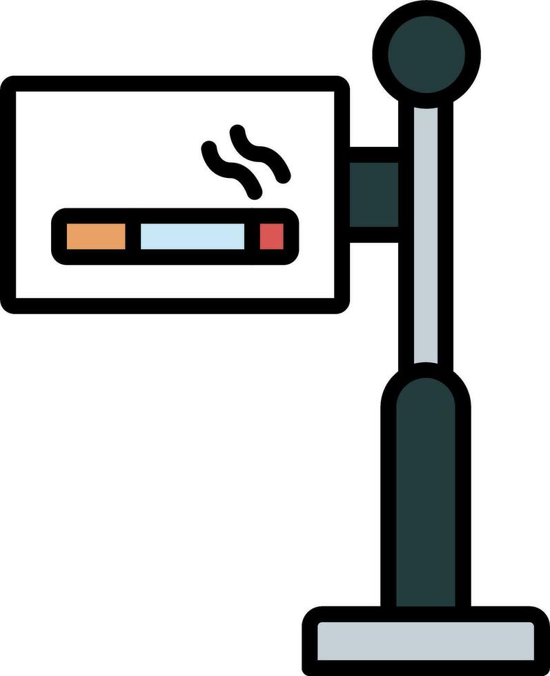 Smoking Area Vector Icon