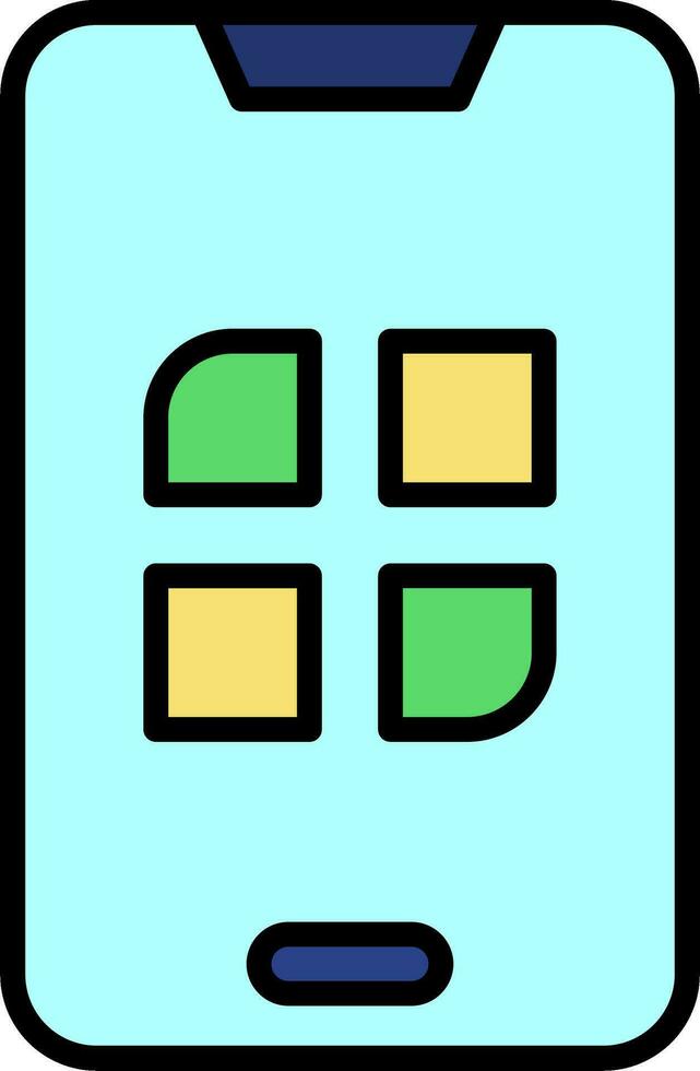 Mobile App Vector Icon