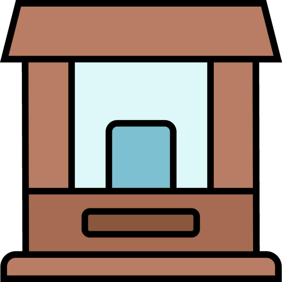 Ticket Window Vector Icon