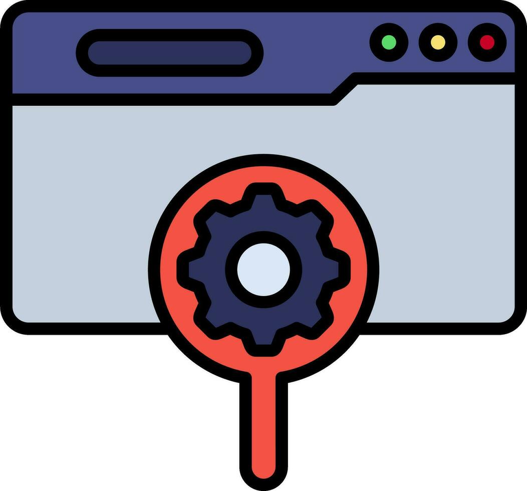 Search Engine Vector Icon