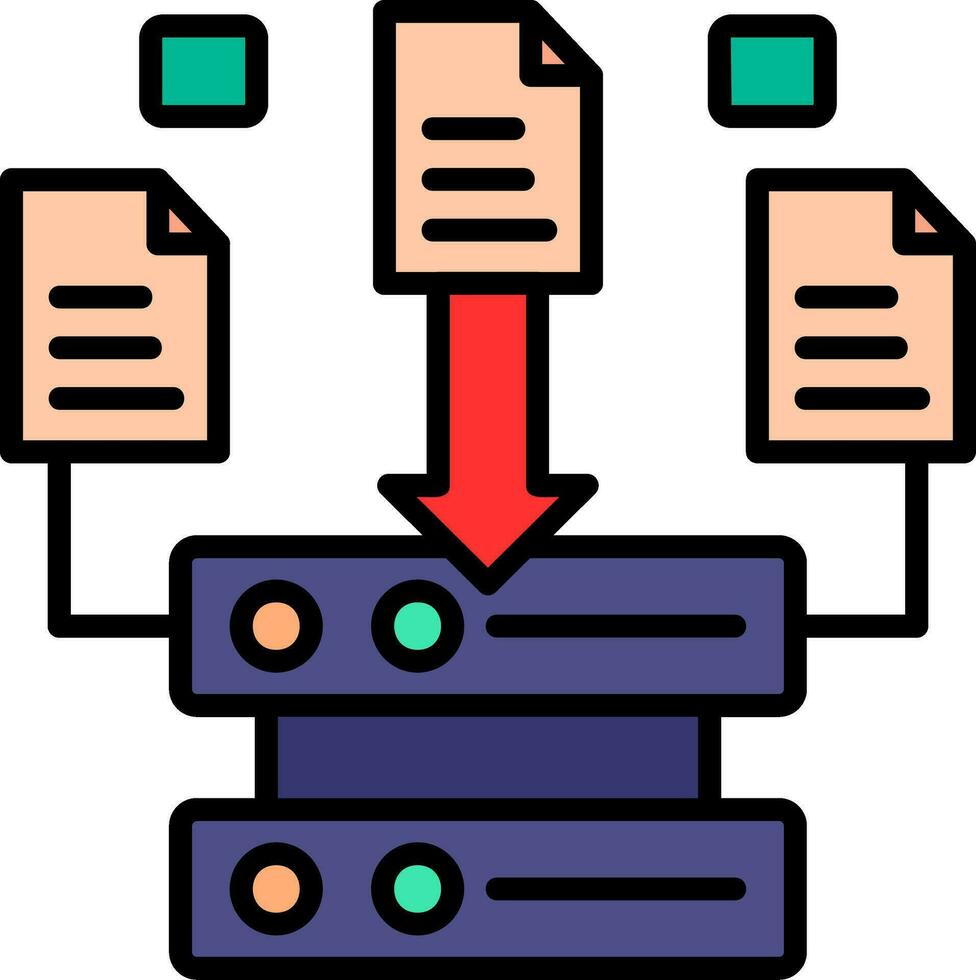Data Collecting Vector Icon